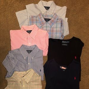 Men’s Polo Ralph Lauren shirts/sweaters LARGE